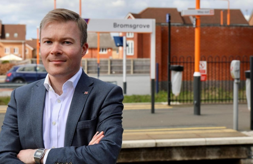 Bradley at Bromsgrove Train Station