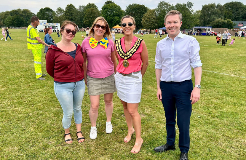 Bradley at the Charford Community Fun Day