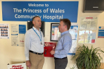 Bradley at The Princess of Wales Community Hospital