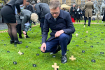 Bradley at the Gardens of Remembrance