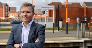 Bradley at Bromsgrove Train Station