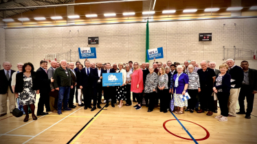 Bradley with members of Bromsgrove Conservative Association