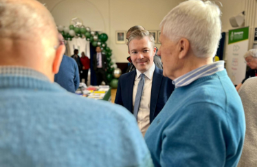 Bradley at his Pensioners' Fair